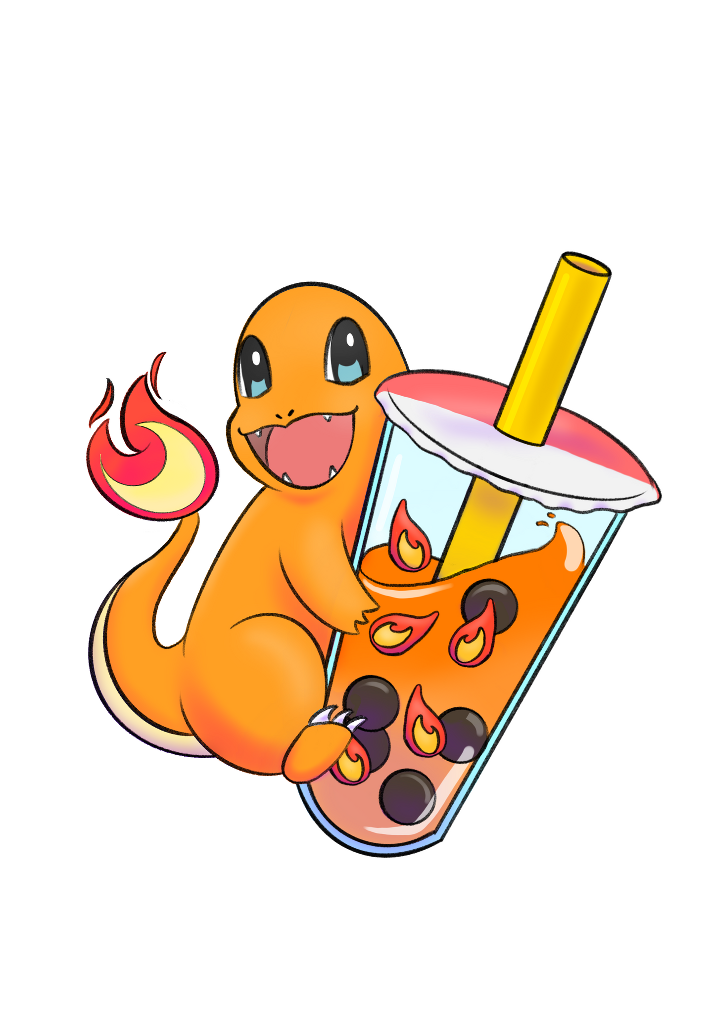 Bobamon - Charmander Sticker