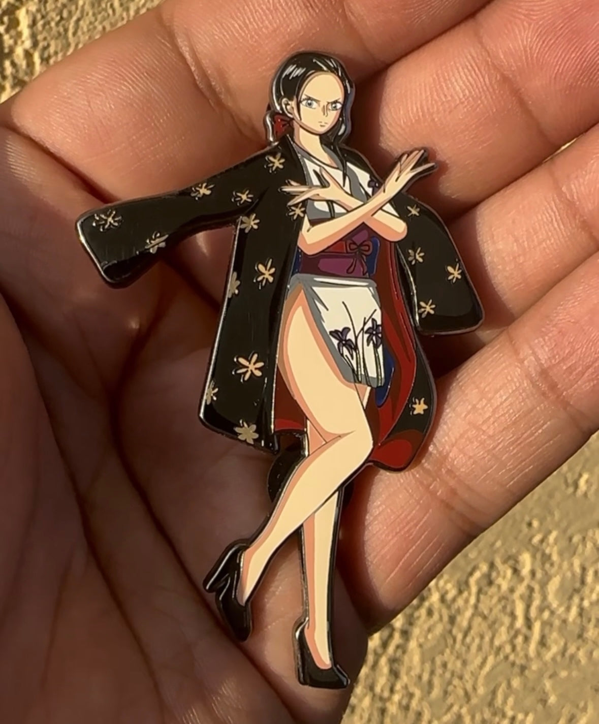 *One Piece Kimono Devil Child Enamel Pin