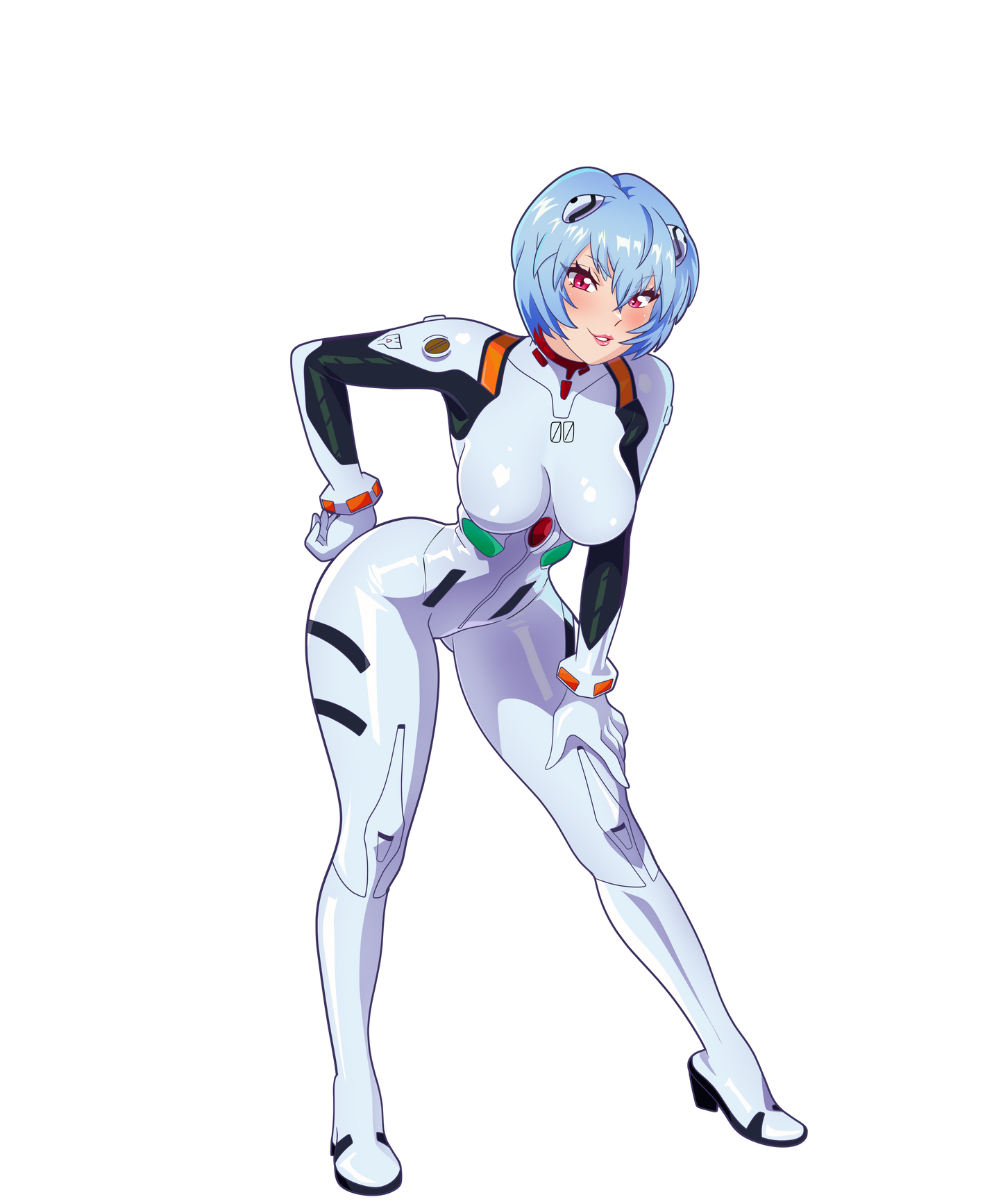 Evangelion - Plugsuit Ayanami Rei Sticker