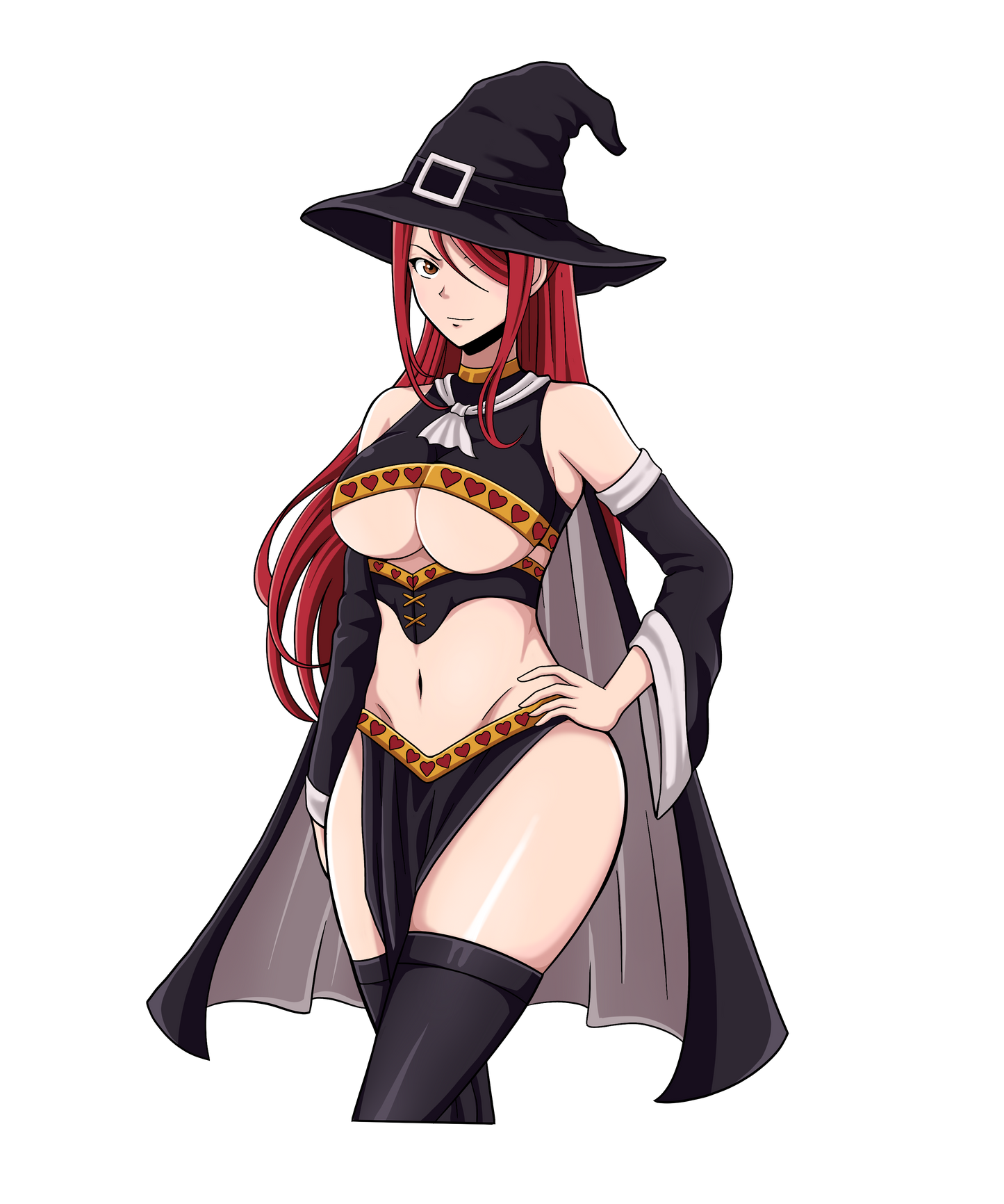 Halloween Waifu - Erza Scarlet Witch Sticker