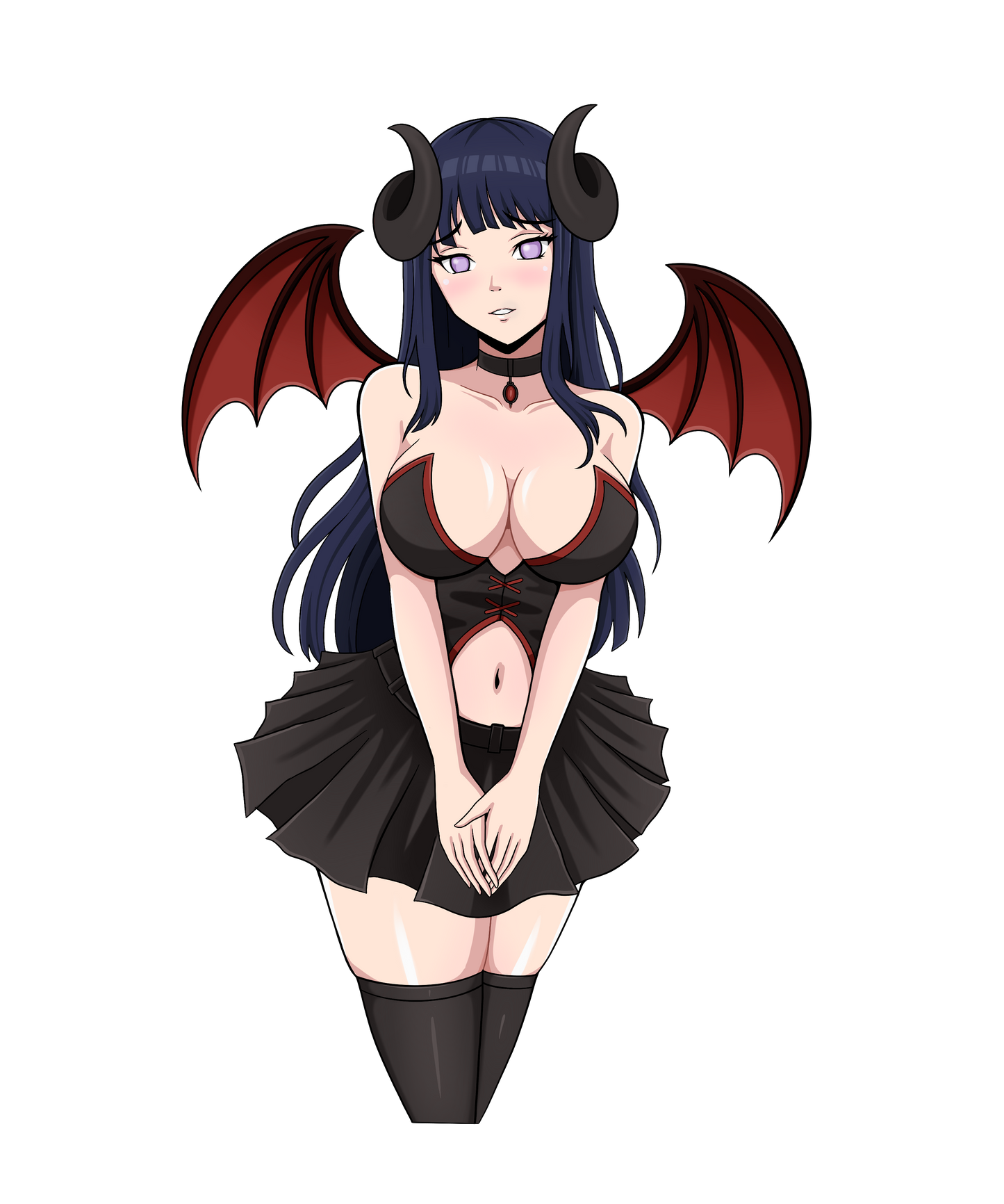 Halloween Waifu - Hinata Succubus Sticker