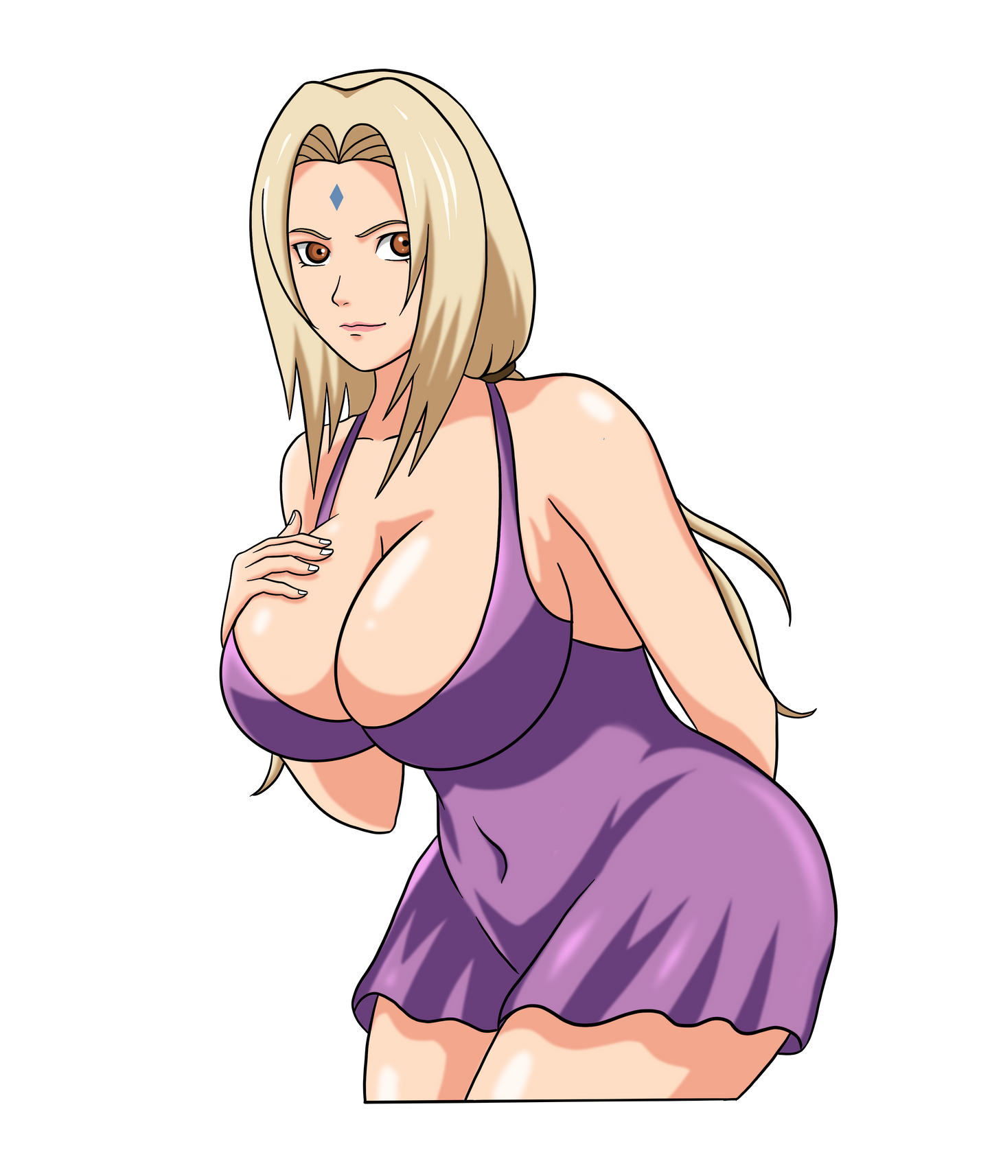 Hidden Night Time Waifu - Tsunade Sticker